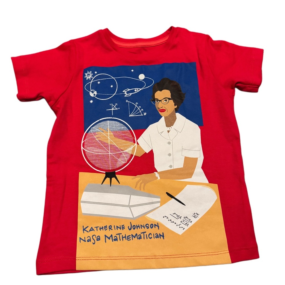 Piccolina Kids 2T Katherine Johnson Tshirt